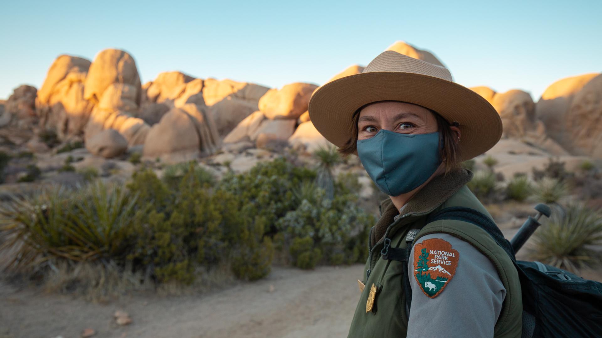 Park ranger at Joshua Tree National Park.