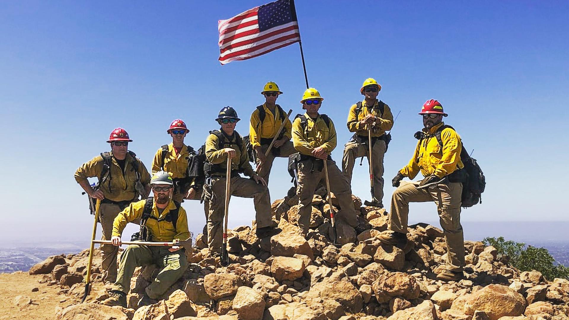 San Diego National Wildlife Refuge firefighters.