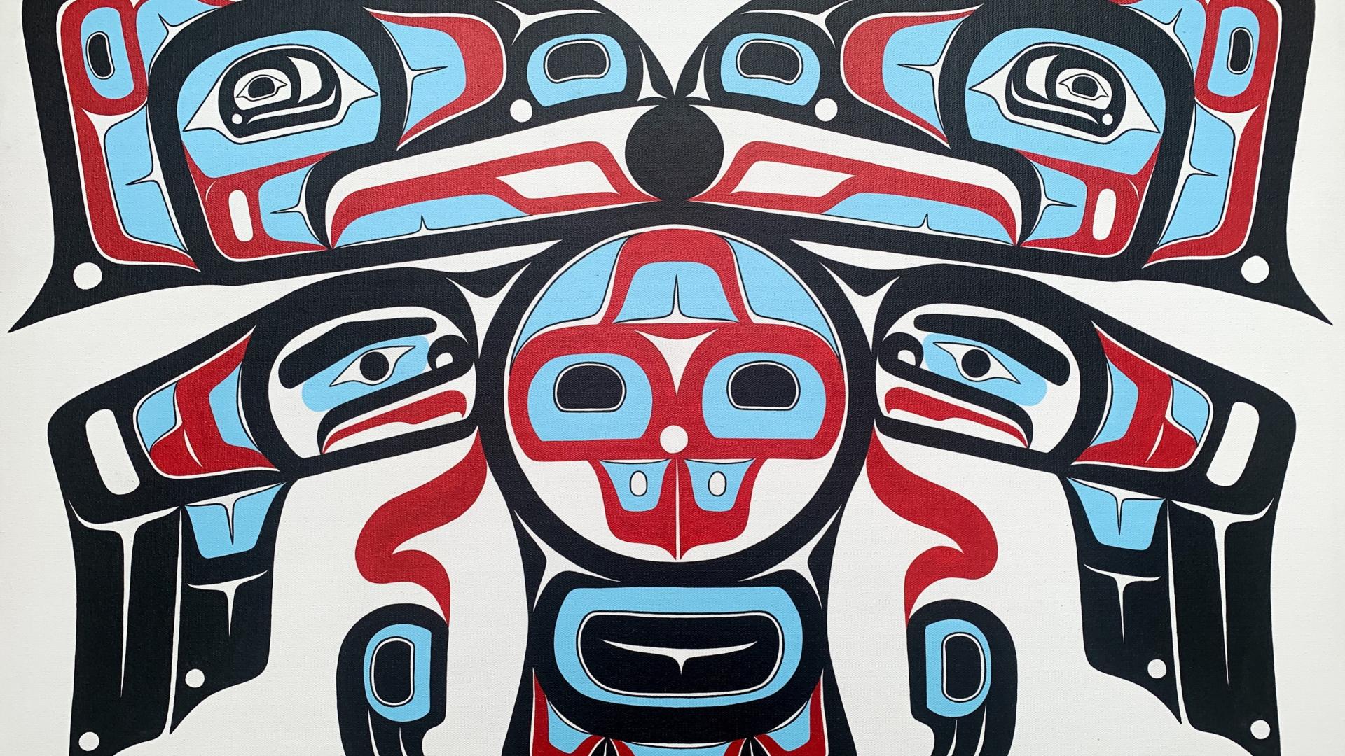 Raven”, by James Johnson, an accomplished Tlingit artist.