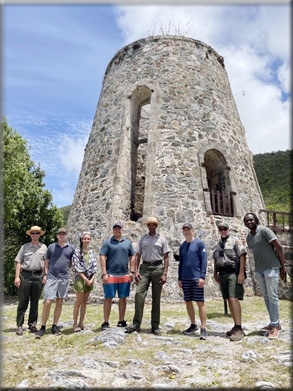 The historic Annaberg Plantation Sugar Mill photo