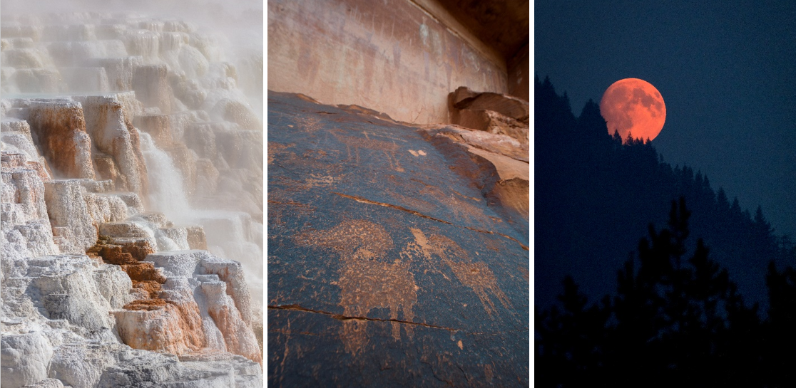 Stunning vistas from Yellowstone, Arches, and Glacier National Park. 