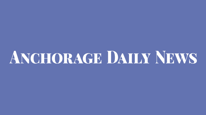 Anchorage Daily News blue and white logo
