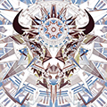 A vector canvas print by Marlena Myles, Spirit Lake Dakota, entitled "Tatáŋka Nağí Buffalo Spirit" © 2015 