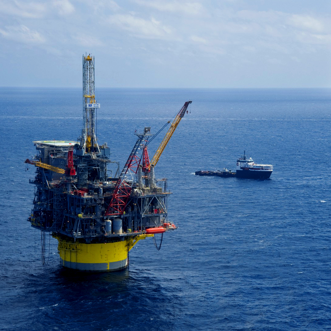 Offshore Oil Rig in the Gulf of Mexico