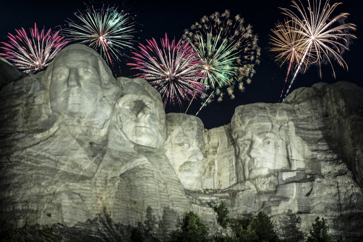 Image result for fireworks over mount rushmore