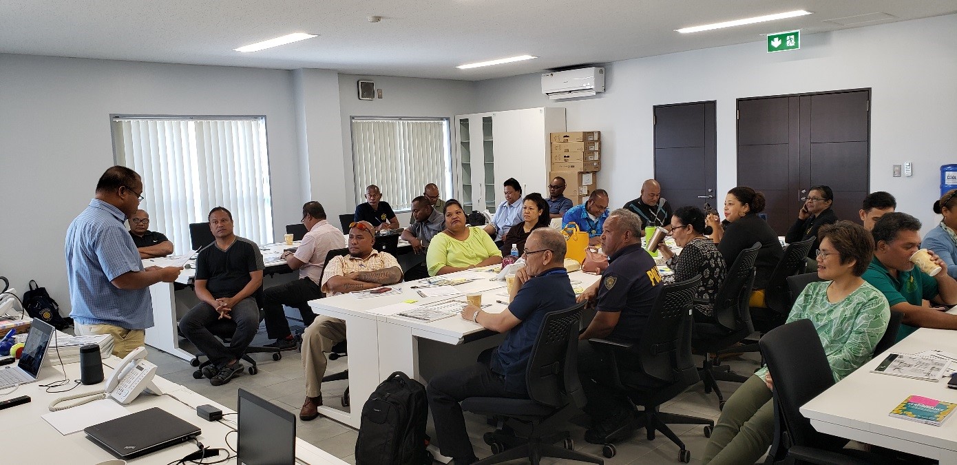 Photo of participants in DOI/OIA-sponsored PITI training for government leaders in Palau