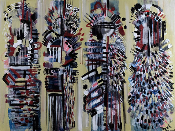 “Dancers.” © Renelle White Buffalo