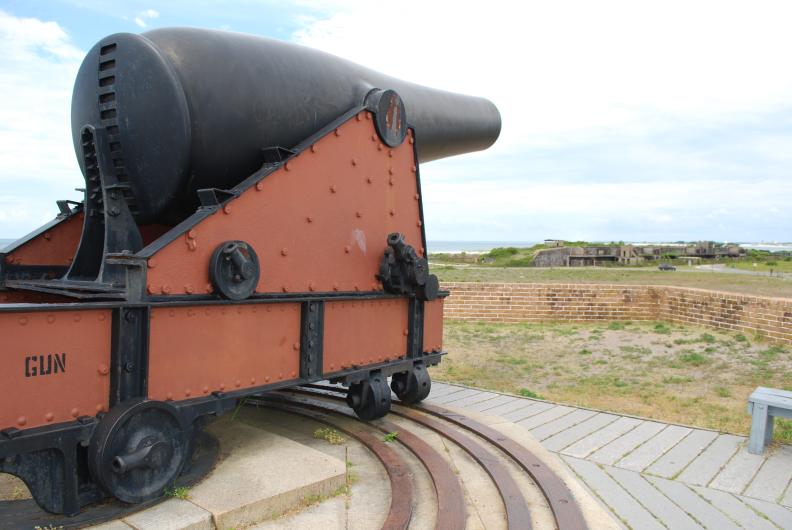 Fort Pickens gun.