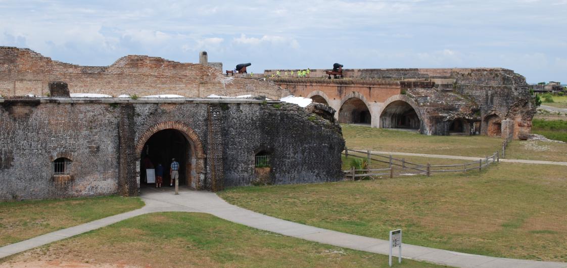 Entrance to Fort Pickens.