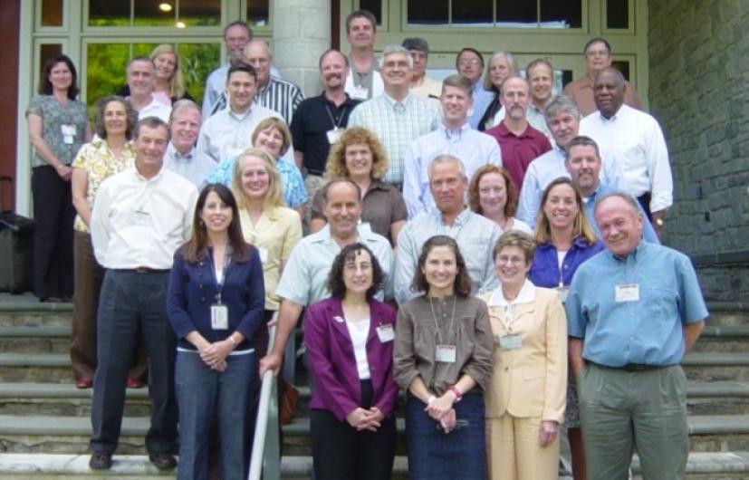 Team meeting at the National Conservation Training Center in Shepherdstown, WV in July 2009