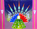 Gordon Emhoolah, Kiowa, "Spirit Within" © 2019 A painting by Gordon Emhoolah, Kiowa, entitled "Spirit Within" © 2019
