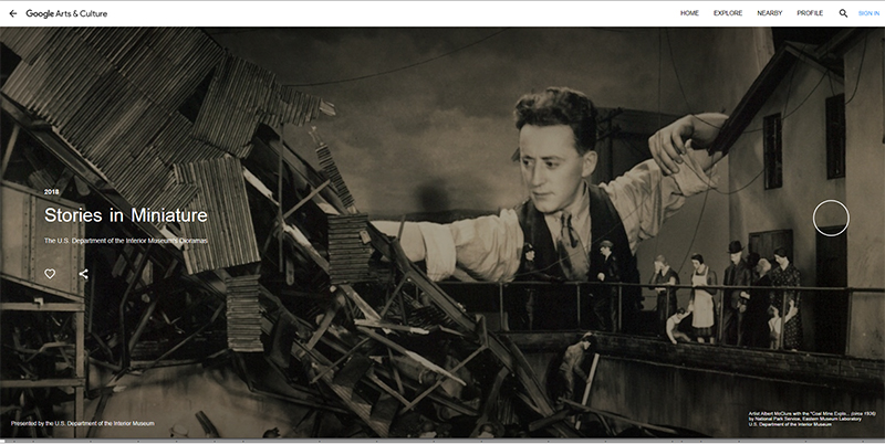 Screen shot of "Stories in Miniature"