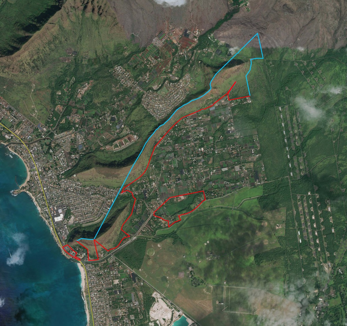 Federal Survey of HHL - Lualualei map