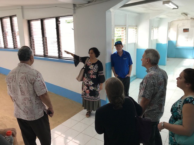 Photo of JEMCO participants touring the Chuuk State Hospital