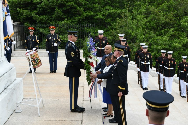 Arlington National Cemetery, Tomb of the Unknown Soldier, May 20, 2019. Photo Courtesy State, C.Chung.